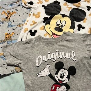 LOT of boys size 4T T-shirts featuring Mickey Mouse
